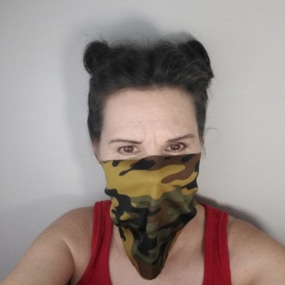Face Mask 6 NEW Camo Cloth Fabric Cover - Picture 4 of 8